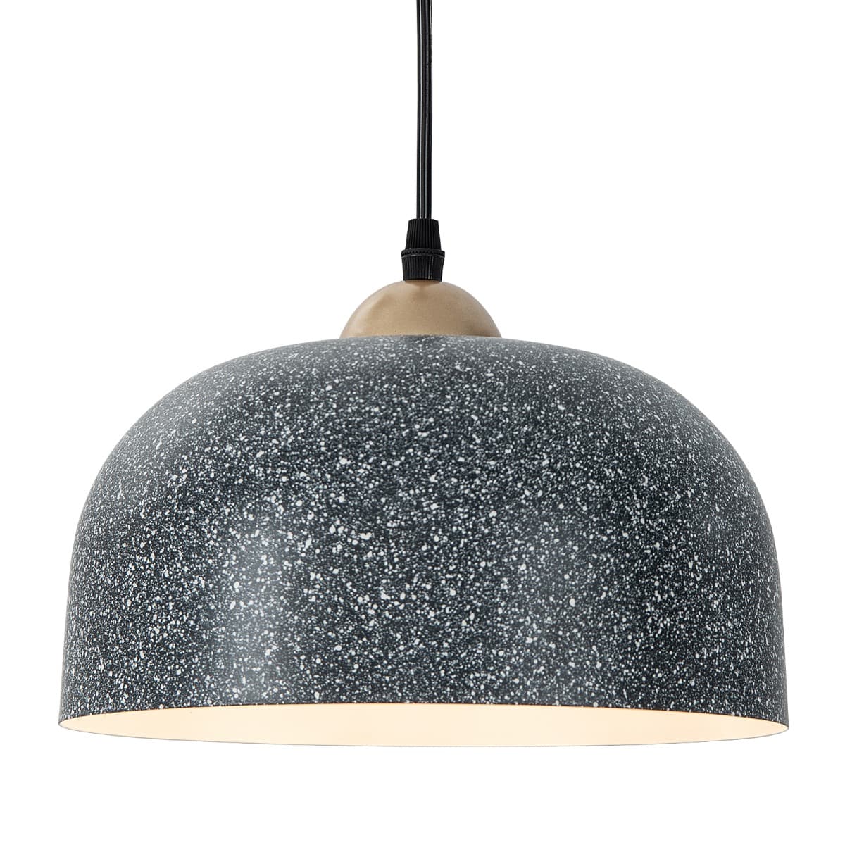 CostwayLuminaire Suspendu Plafonnier Suspendu avec Câble de Suspension Réglable et Culot d'Ampoule E27 pour Cuisine Chambre Couloir