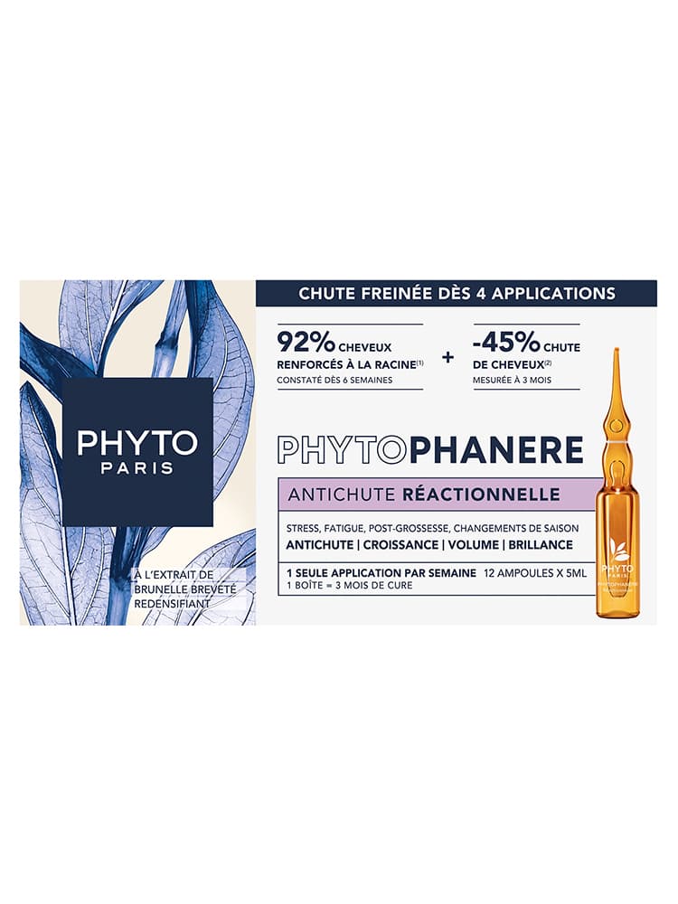 Phyto Phanère – Antichute Réactionnelle – 12 Ampoules X 5 ml