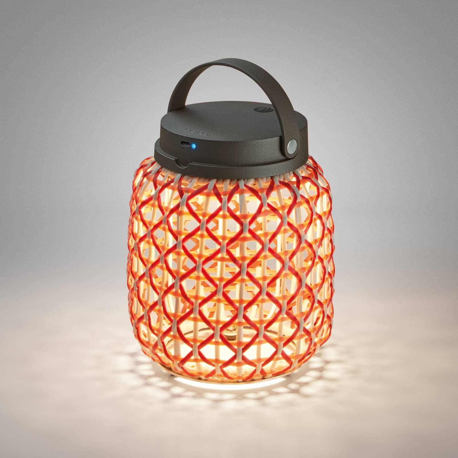 Bover Nans M/21/R lampe à poser batterie LED rouge