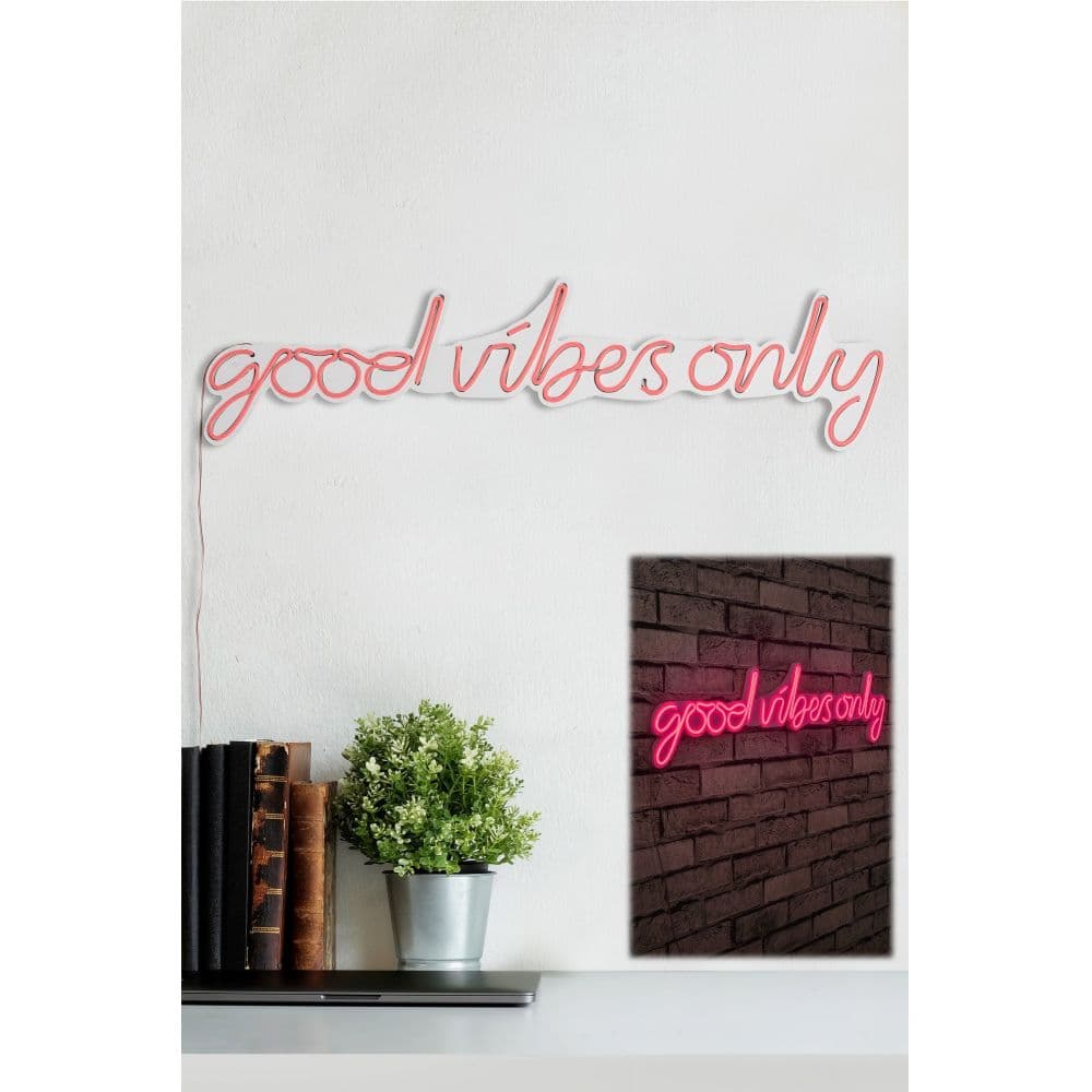Good Vibes Only Rose Éclairage LED Décoratif